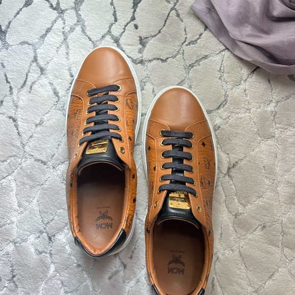 Men’s MCM Classic Low Top Sneakers in Visetos - Picture 6 of 7